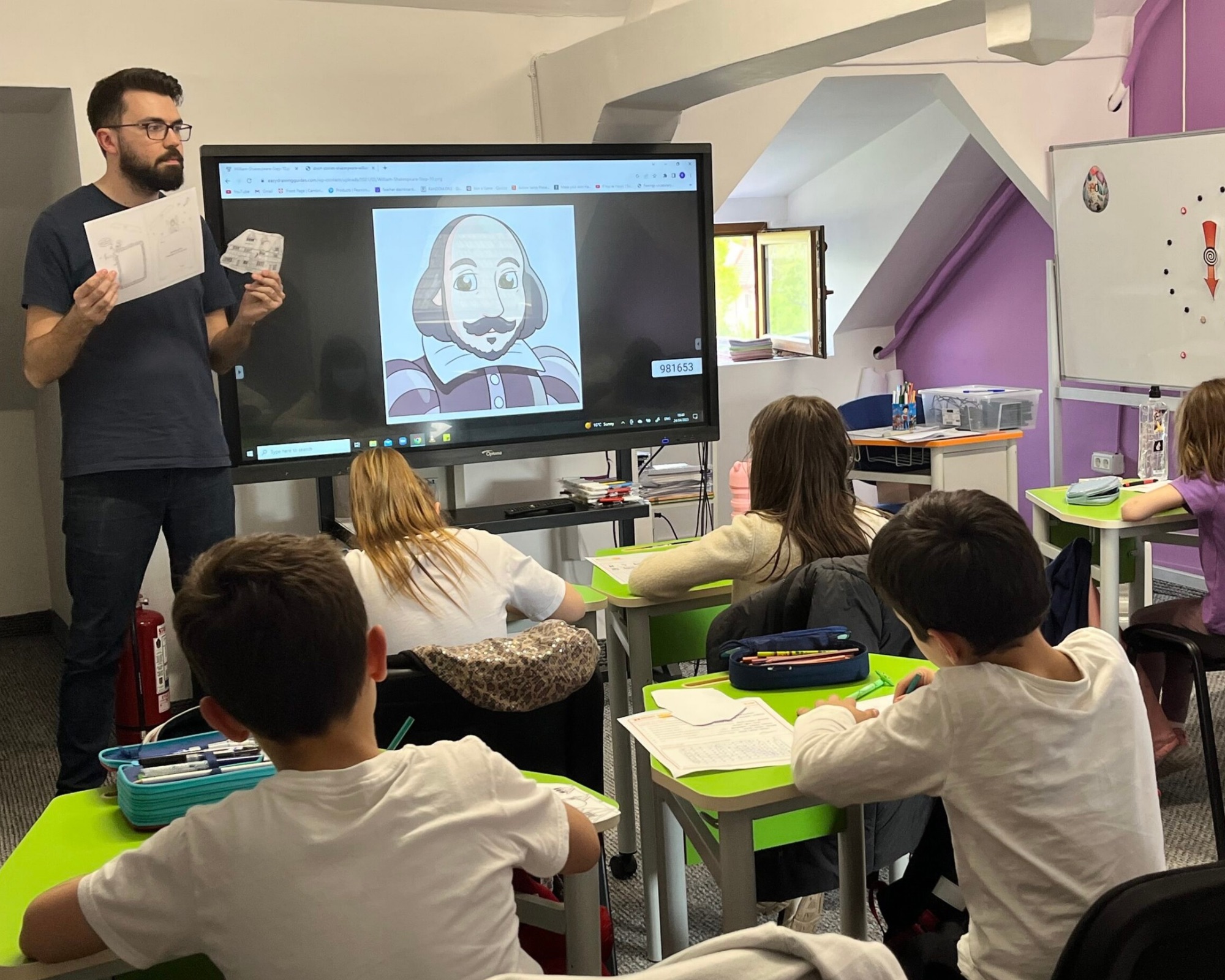 Curs engleză copii profesor nativ